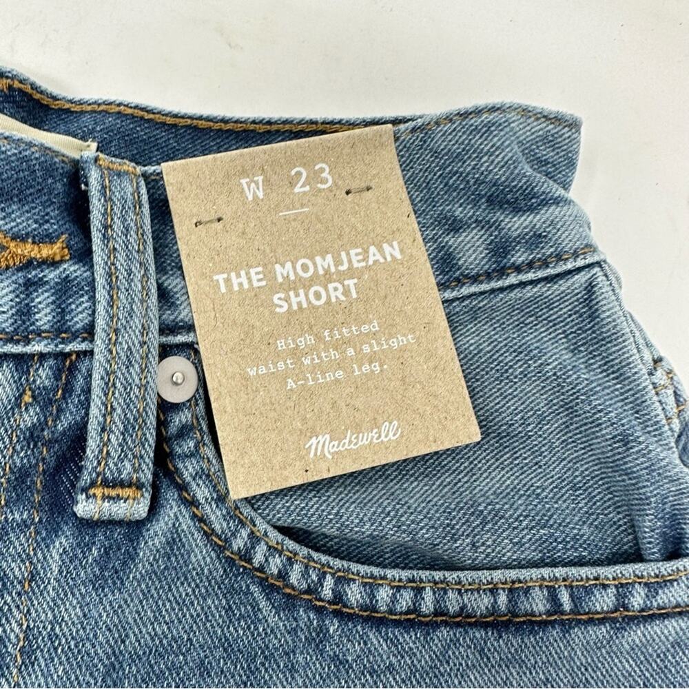 MADEWELL The MOM JEAN Denim Shorts NWT in Size 23 - Picture 4 of 6